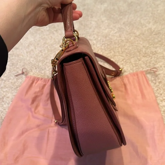 Miu Miu Madras Antico mauve pink crossbody bag - Picture 6 of 11